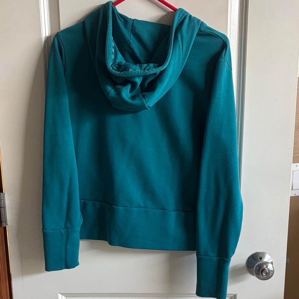 Nike Turquoise Zip-Up Hoodie - Picture 3 of 4